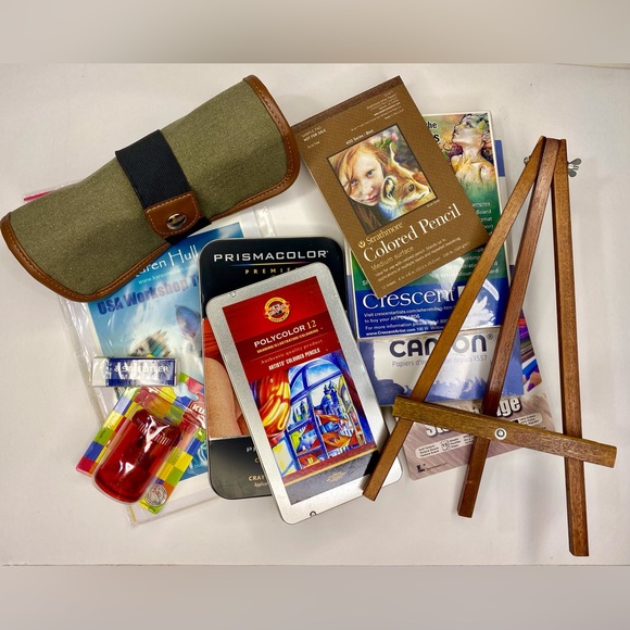 Collection of new colored pencils and  accessories - Picture 1 of 16